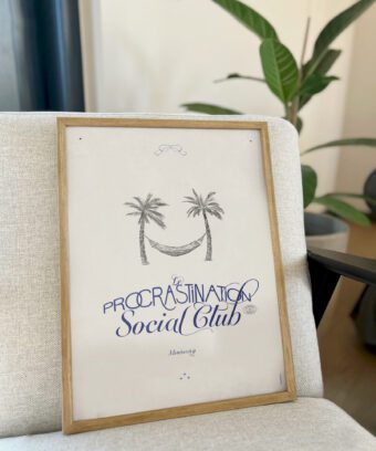 procrastination social club poster procrastination social club poster