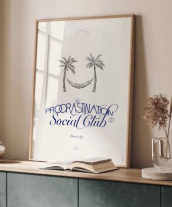 procrastination social club poster procrastination social club poster