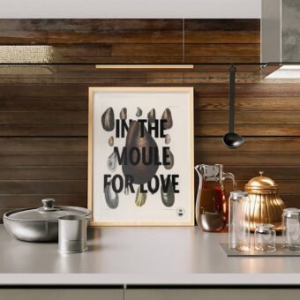 In the moule for love affiche vintage