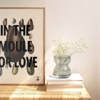 In the moule for love affiche vintage In the moule for love affiche vintage