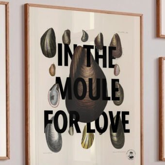 In the moule for love affiche vintage