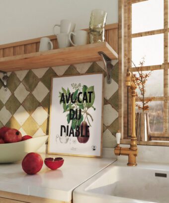affiche botanique Avocat du diable affiche botanique Avocat du diable