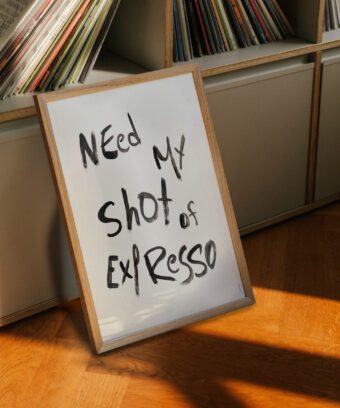 poster coffee need my shot of expresso