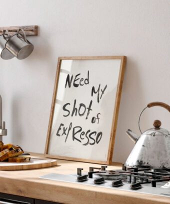 poster coffee need my shot of expresso