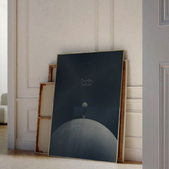 affiche On a matché sur la lune