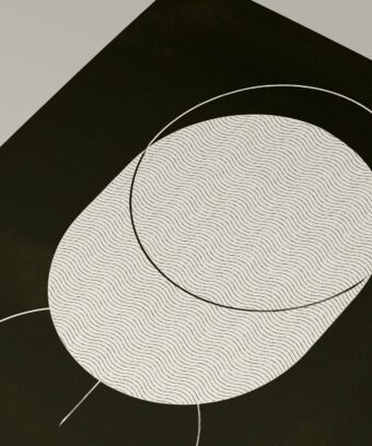 affiche graphique verre a vin