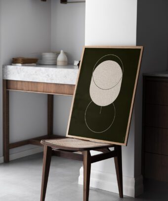 affiche graphique verre a vin