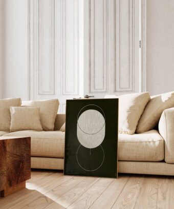 affiche graphique verre a vin