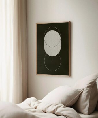 affiche graphique verre a vin