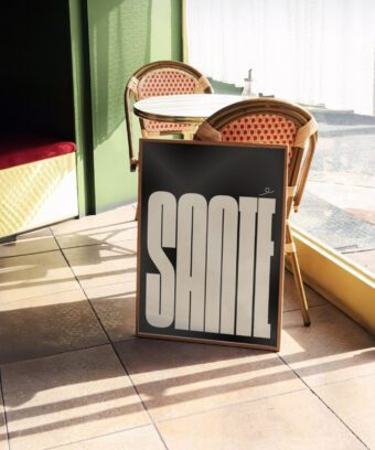 affiche santé typo minimaliste