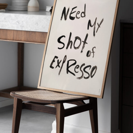 poster coffee need my shot of expresso