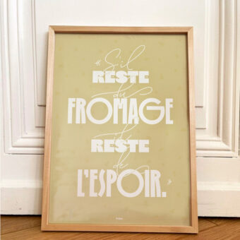s il reste du fromage affiche studio topo
