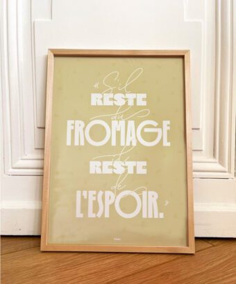 s il reste du fromage affiche studio topo