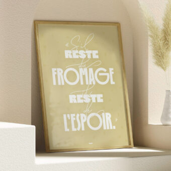 s il reste du fromage affiche studio topo