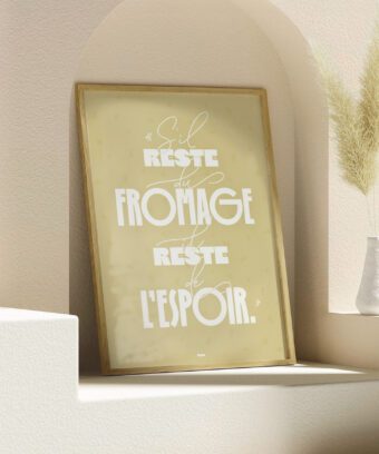 s il reste du fromage affiche studio topo