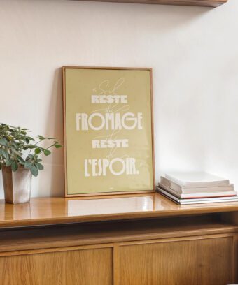 s il reste du fromage affiche studio topo