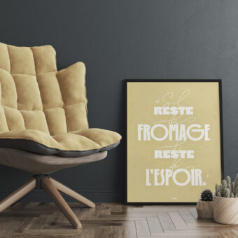 s il reste du fromage affiche studio topo