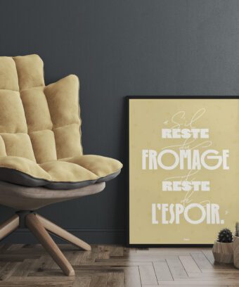 s il reste du fromage affiche studio topo