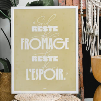 s il reste du fromage affiche studio topo
