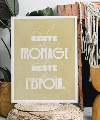 s il reste du fromage affiche studio topo