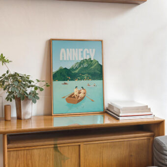 ANNECYVALAVIE affiche annecy illustration