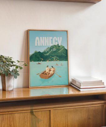 ANNECYVALAVIE affiche annecy illustration