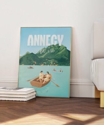 ANNECYVALAVIE affiche annecy illustration