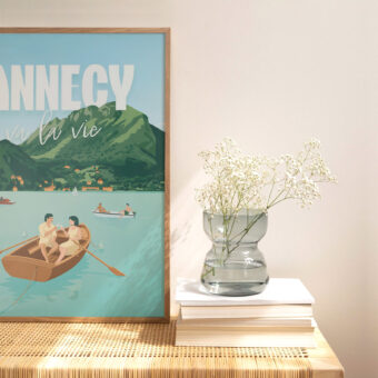 ANNECYVALAVIE affiche annecy illustration