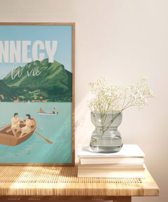 ANNECYVALAVIE affiche annecy illustration