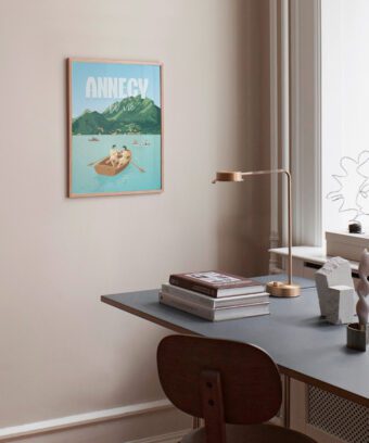 ANNECYVALAVIE affiche annecy illustration
