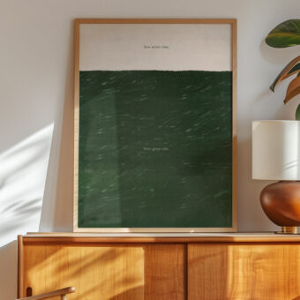 Less screen time More green time poster studio topo Less screen time More green time poster studio topo