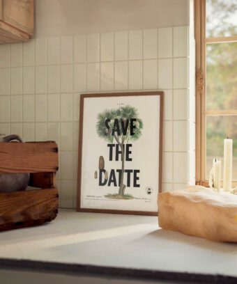Save the datte affiche botanique topo