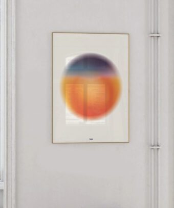 Crepuscule poster graphique studio topo
