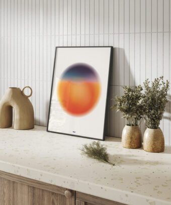 Crepuscule poster graphique studio topo