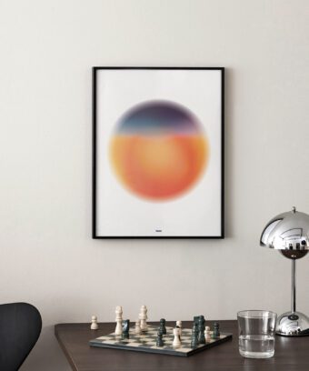 Crepuscule poster graphique studio topo