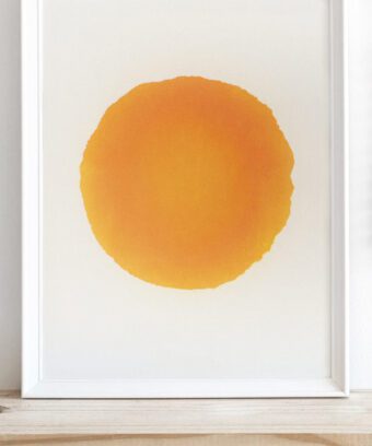 affiche soleil graphique minimaliste studio topo