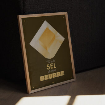 beurre affiche topo beurre affiche topo