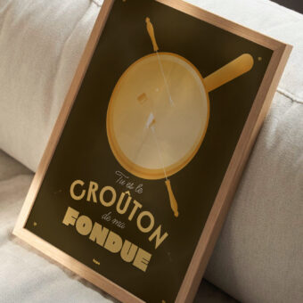 fondue crouton affiche topo