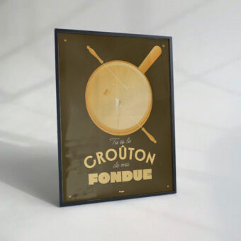 fondue crouton affiche topo fondue crouton affiche topo