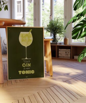 gin tonic affiche studio topo