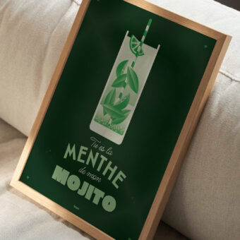 mojito affiche graphique topo mojito affiche graphique topo
