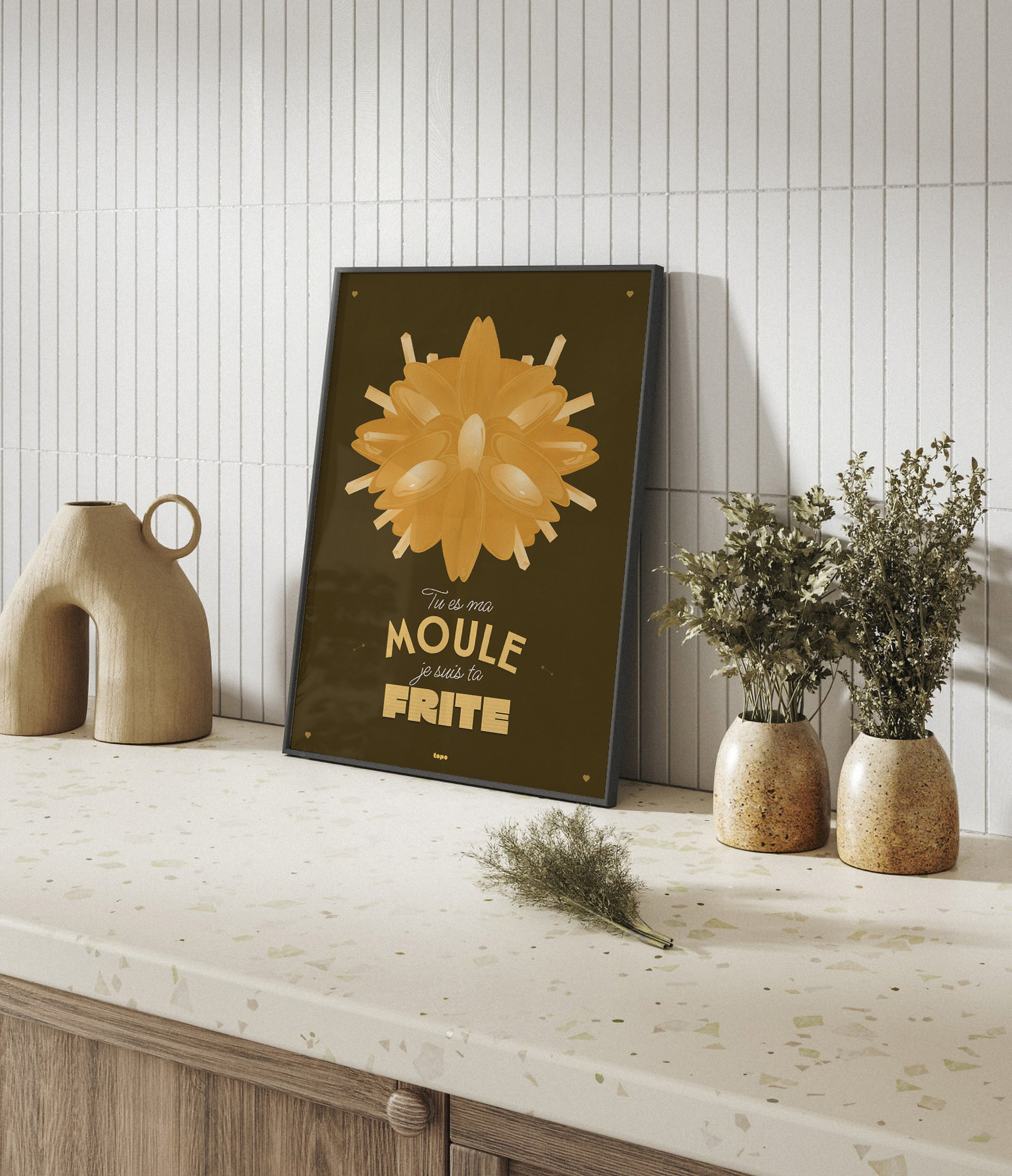 moule frite affiche graphique studio topo moule frite affiche graphique studio topo
