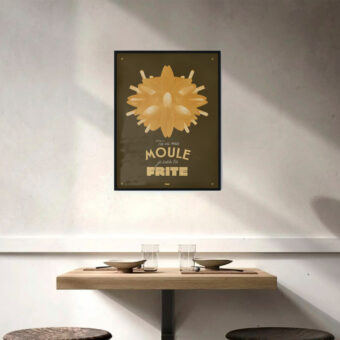 moule frite affiche studio topo moule frite affiche studio topo
