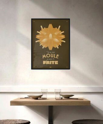 moule frite affiche studio topo