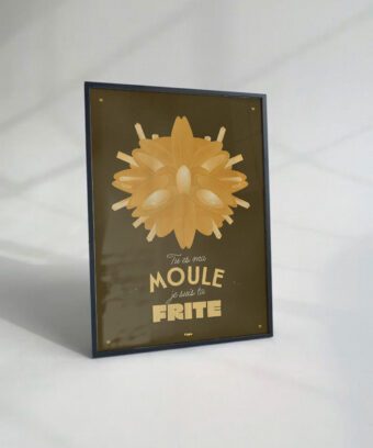 moule frite affiche studio topo