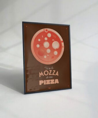 pizza affiche topo