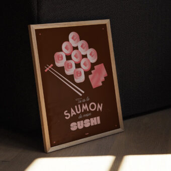 sushis affiche studio topo sushis affiche studio topo