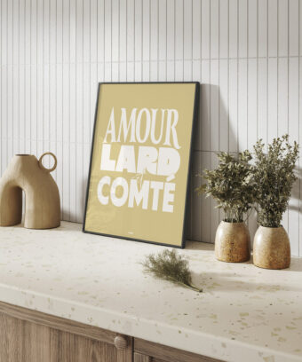 Amour lard et comte poster studio topo Amour lard et comte poster studio topo