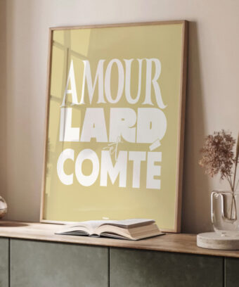 Amour lard et comte poster studio topo
