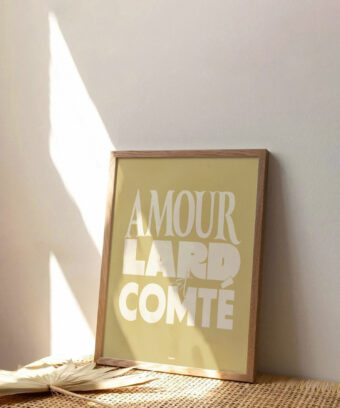 Amour lard et comte poster studio topo Amour lard et comte poster studio topo